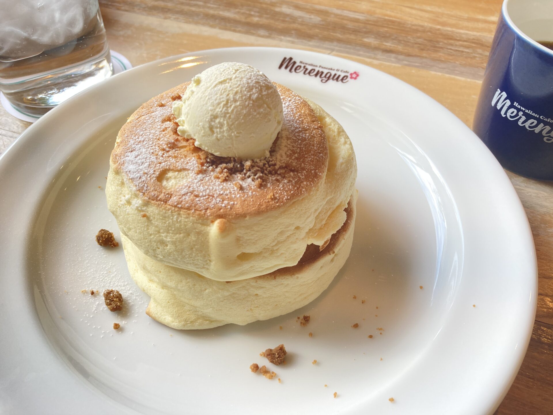 みなとみらい「メレンゲ」のパンケーキ